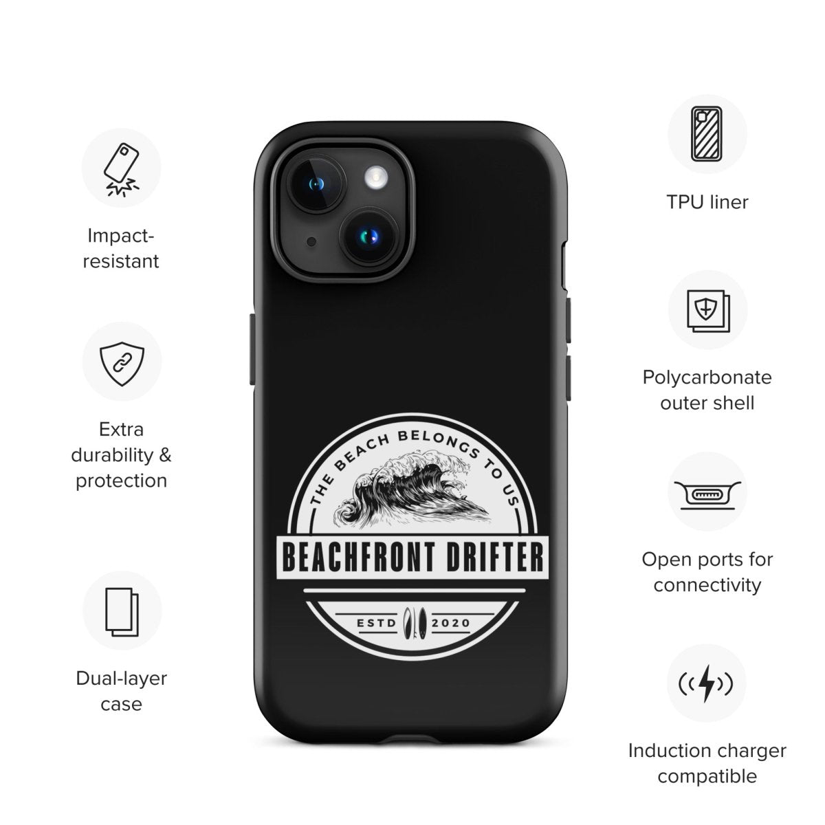 Beach Belongs Tough Case for iPhone® - beachfrontdrifter