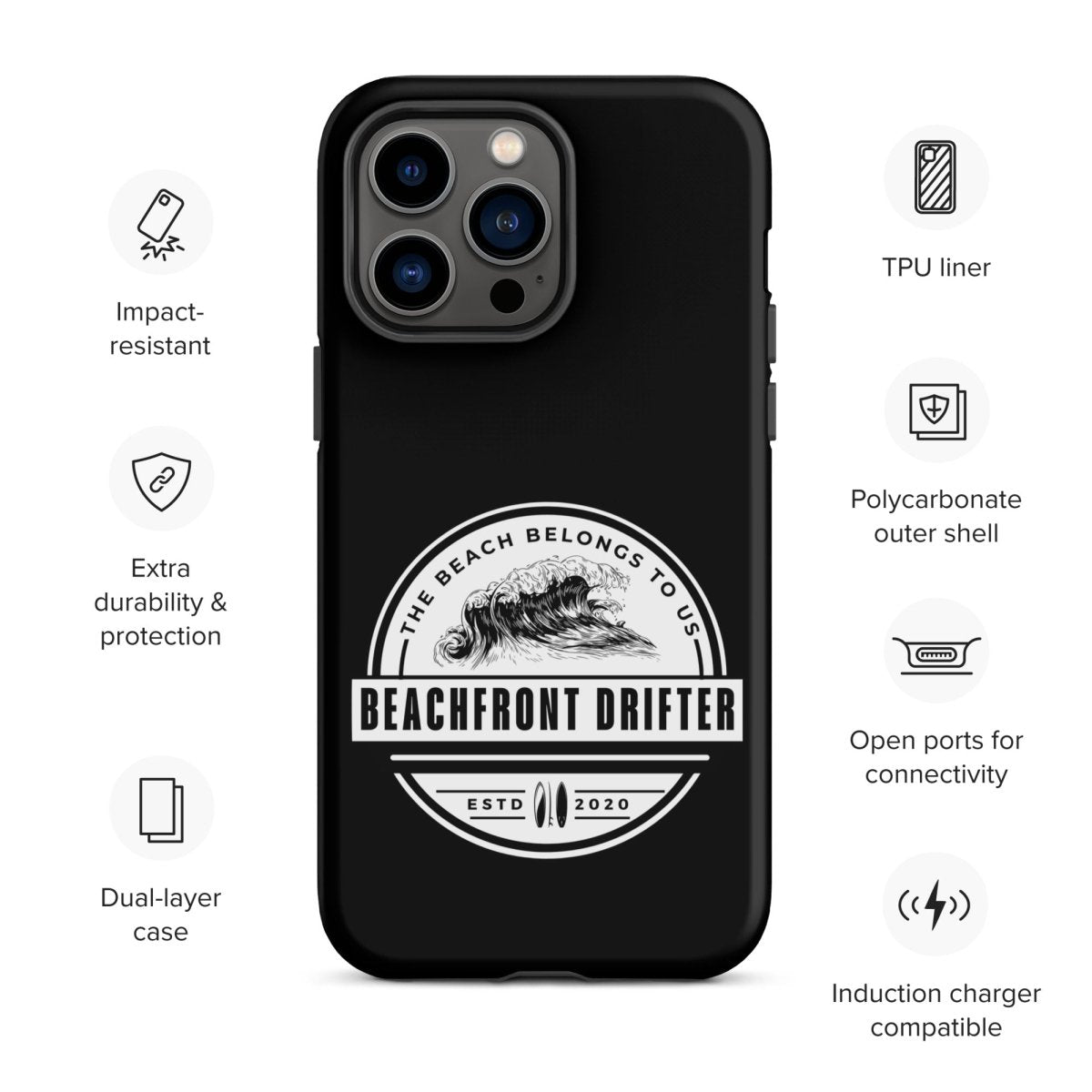 Beach Belongs Tough Case for iPhone® - beachfrontdrifter