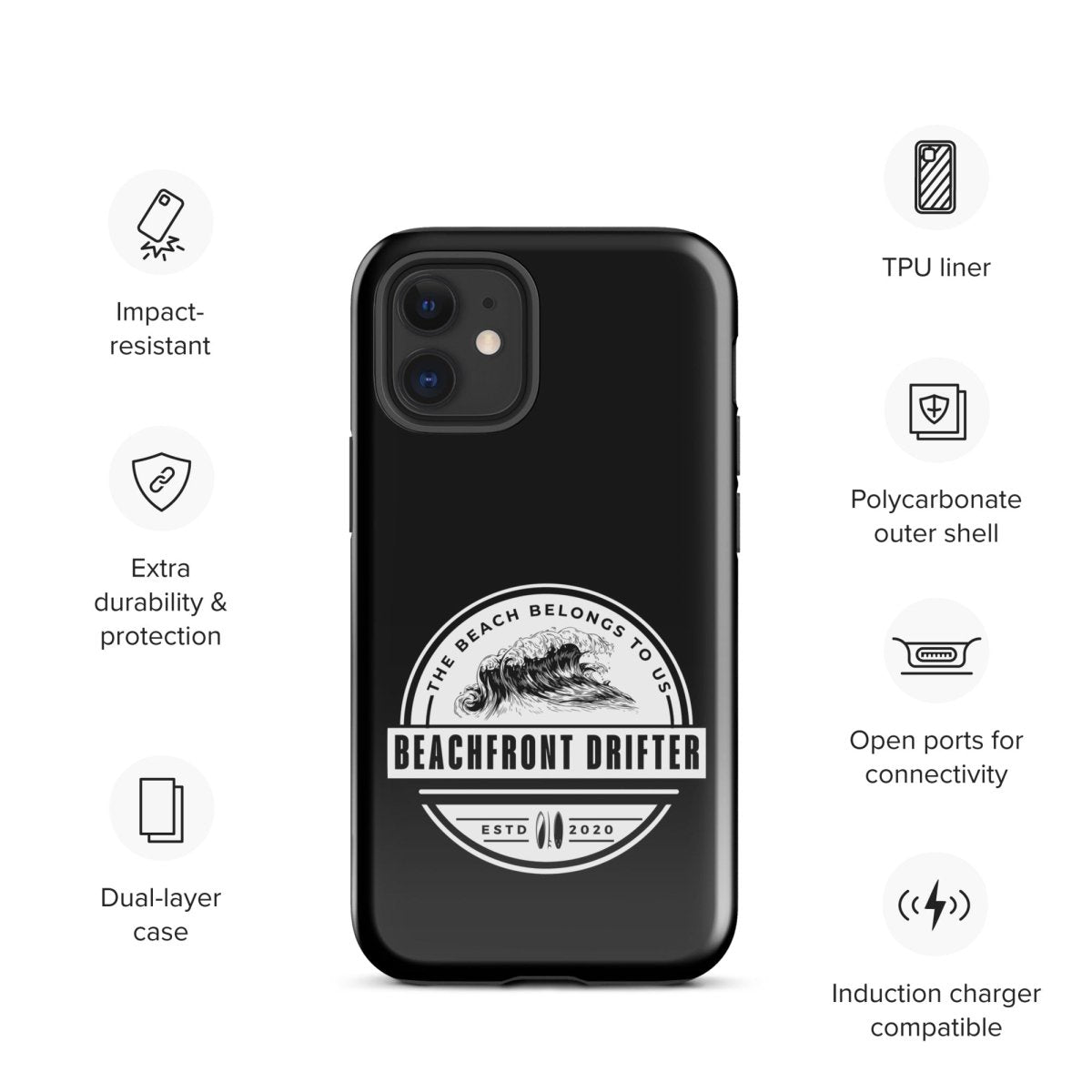 Beach Belongs Tough Case for iPhone® - beachfrontdrifter