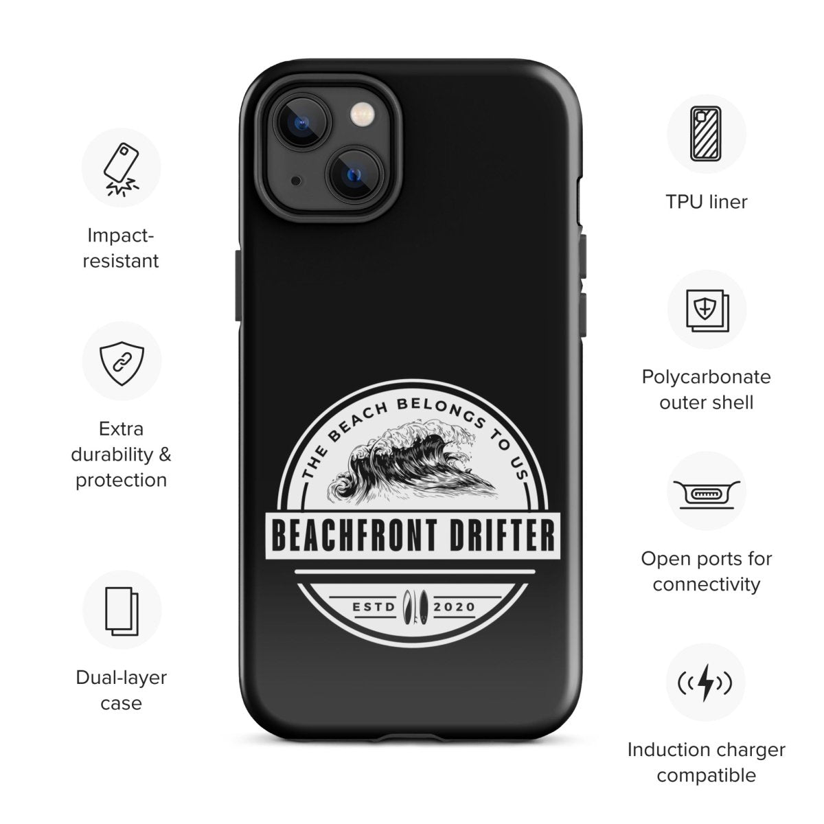 Beach Belongs Tough Case for iPhone® - beachfrontdrifter