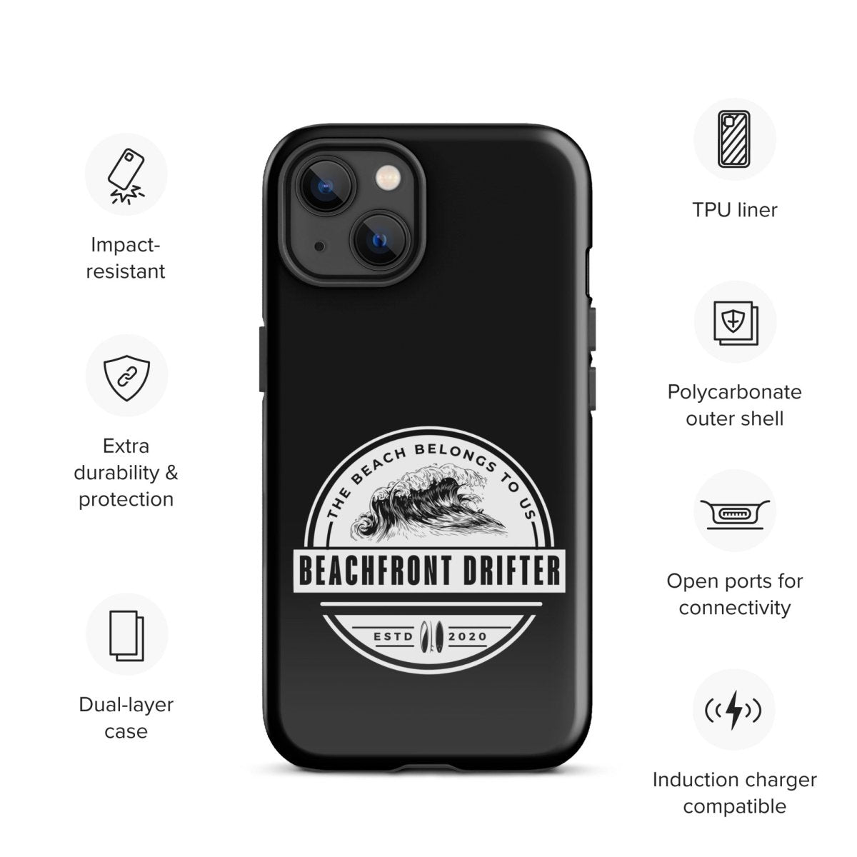 Beach Belongs Tough Case for iPhone® - beachfrontdrifter