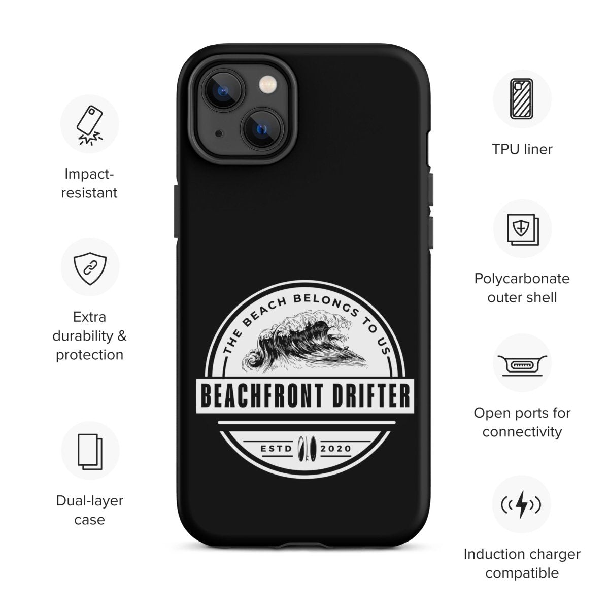 Beach Belongs Tough Case for iPhone® - beachfrontdrifter