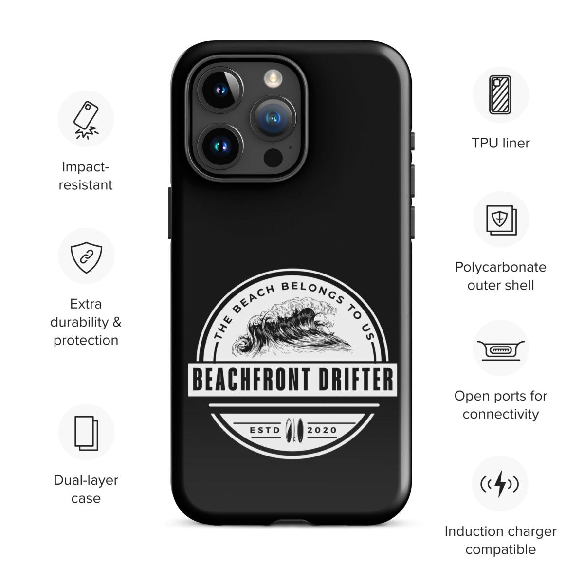 Beach Belongs Tough Case for iPhone® - beachfrontdrifter