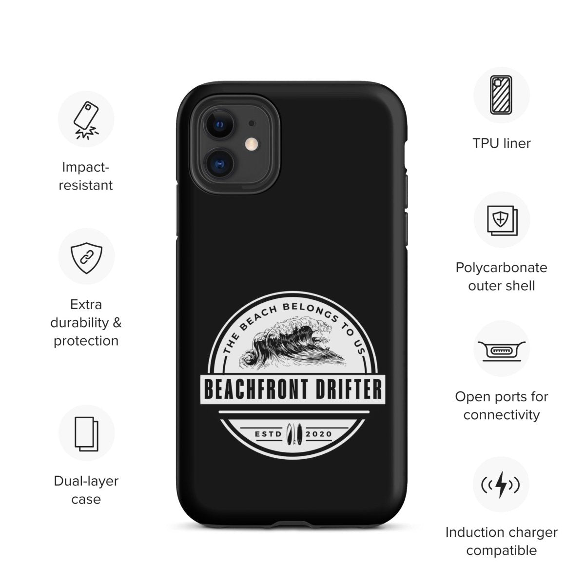 Beach Belongs Tough Case for iPhone® - beachfrontdrifter