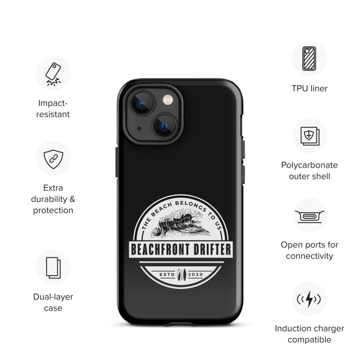 Beach Belongs Tough Case for iPhone® - beachfrontdrifter