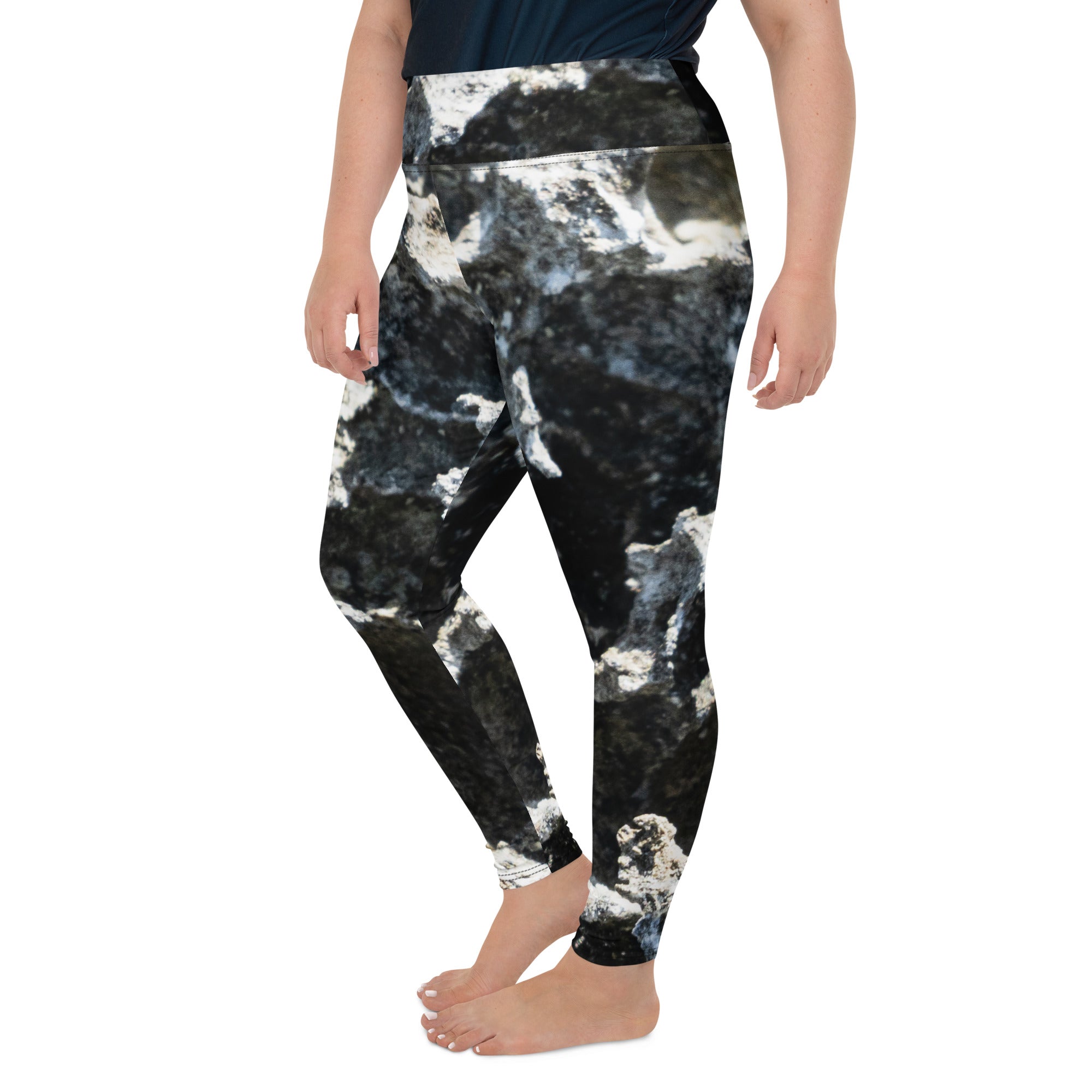 Beach Camo Plus Size Leggings 🌴 - beachfrontdrifter