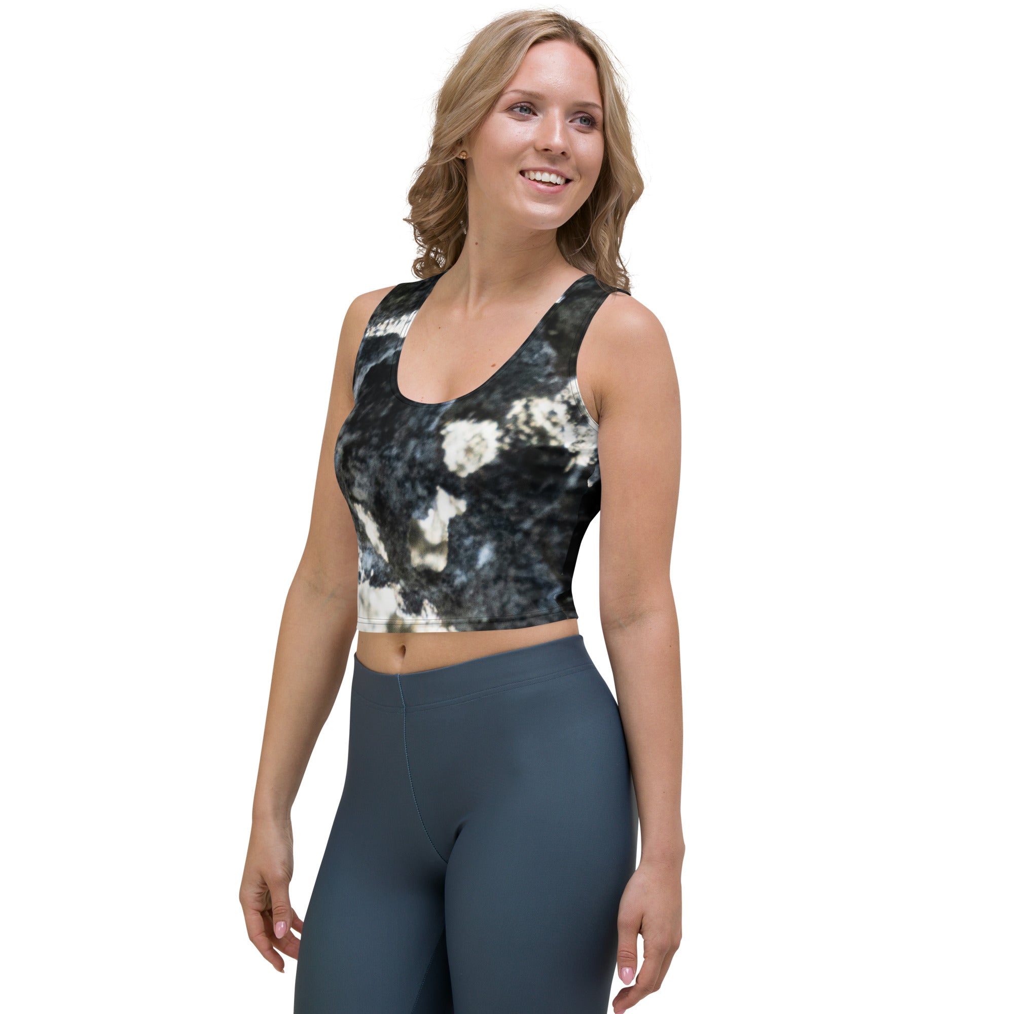 Beach Camo Too Crop Top - beachfrontdrifter