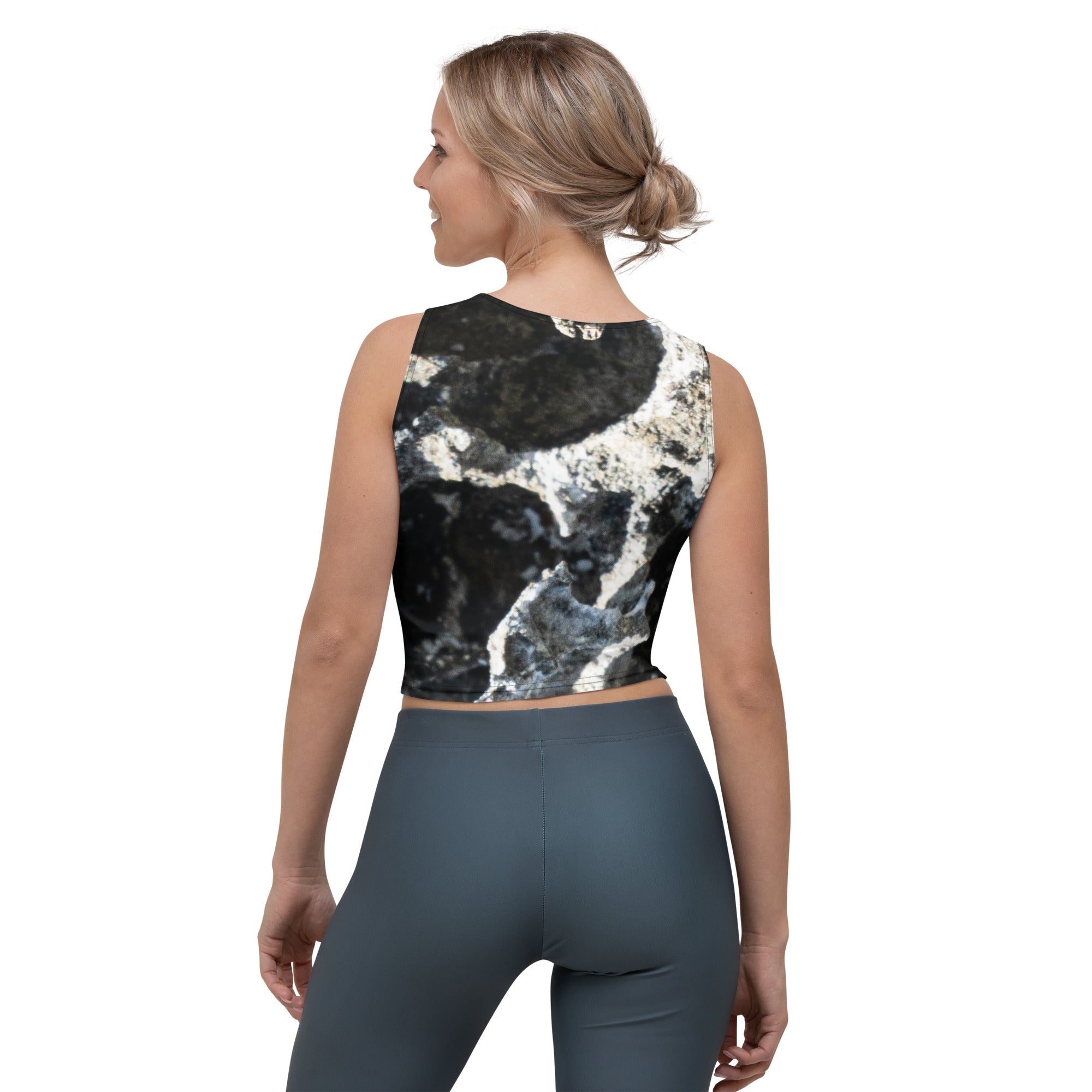 Beach Camo Too Crop Top - beachfrontdrifter