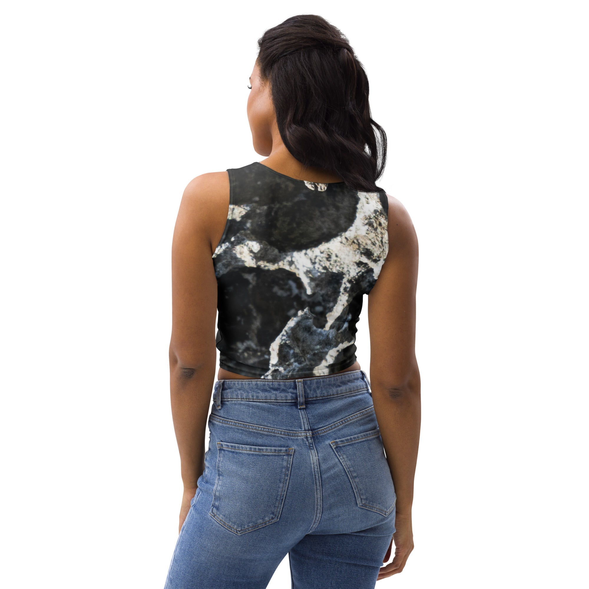 Beach Camo Too Crop Top - beachfrontdrifter