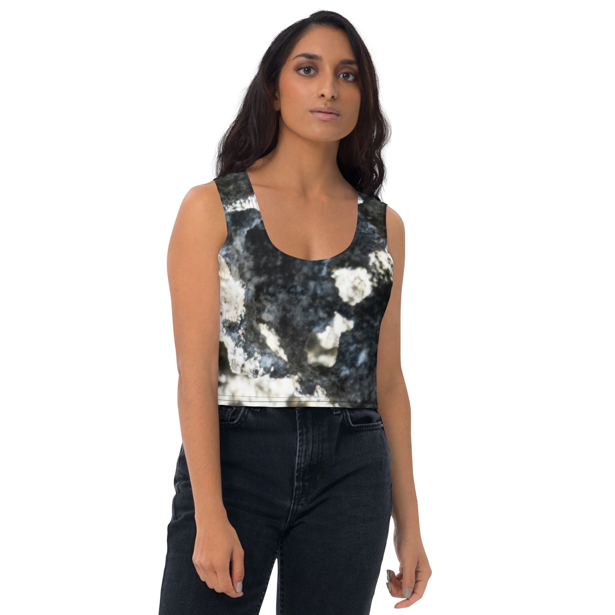 Beach Camo Too Crop Top - beachfrontdrifter