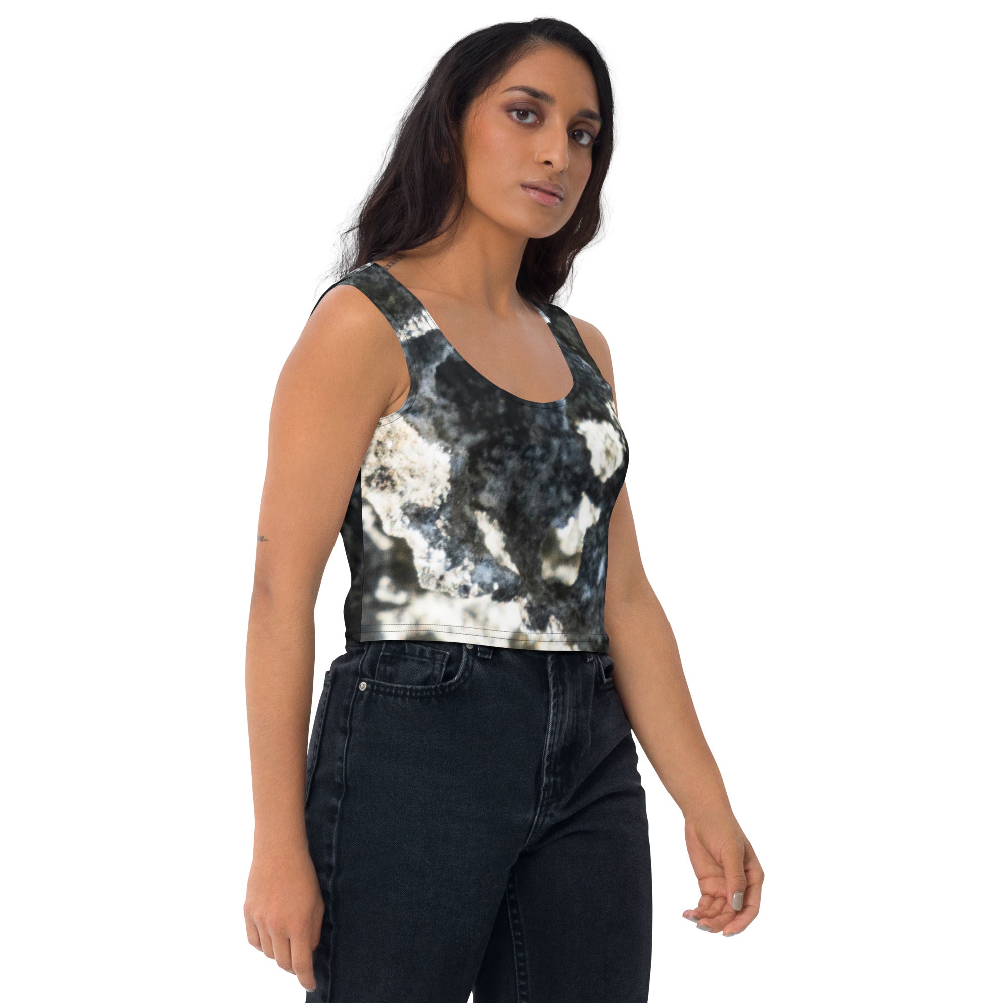 Beach Camo Too Crop Top - beachfrontdrifter