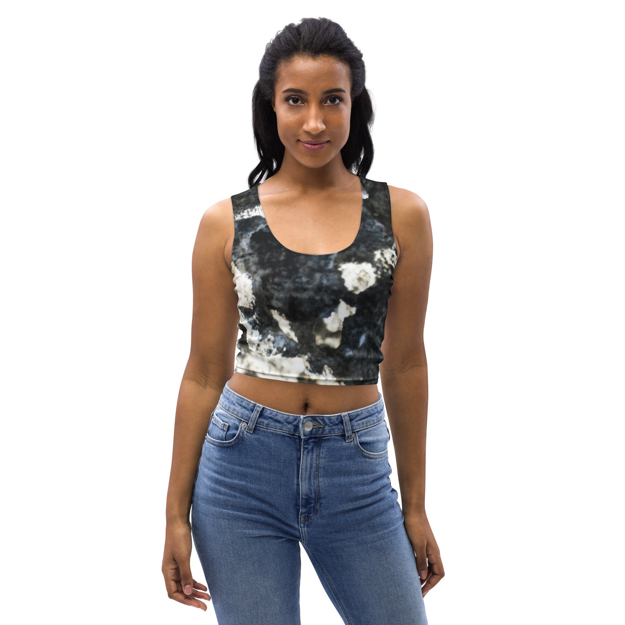 Beach Camo Too Crop Top - beachfrontdrifter