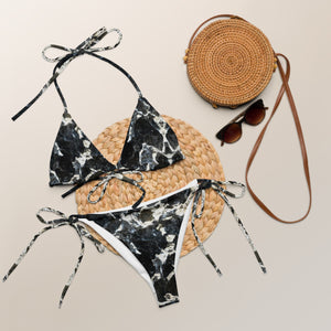 Beach Camo Too Recycled String Bikini 🌴 - beachfrontdrifter