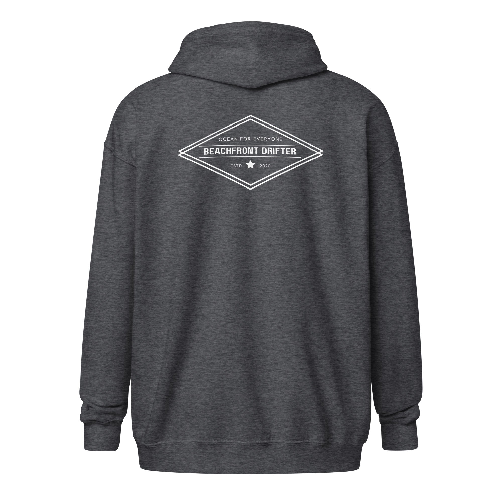 Beachfront Drifter Diamond Zip Hoodie 🌴 - beachfrontdrifter