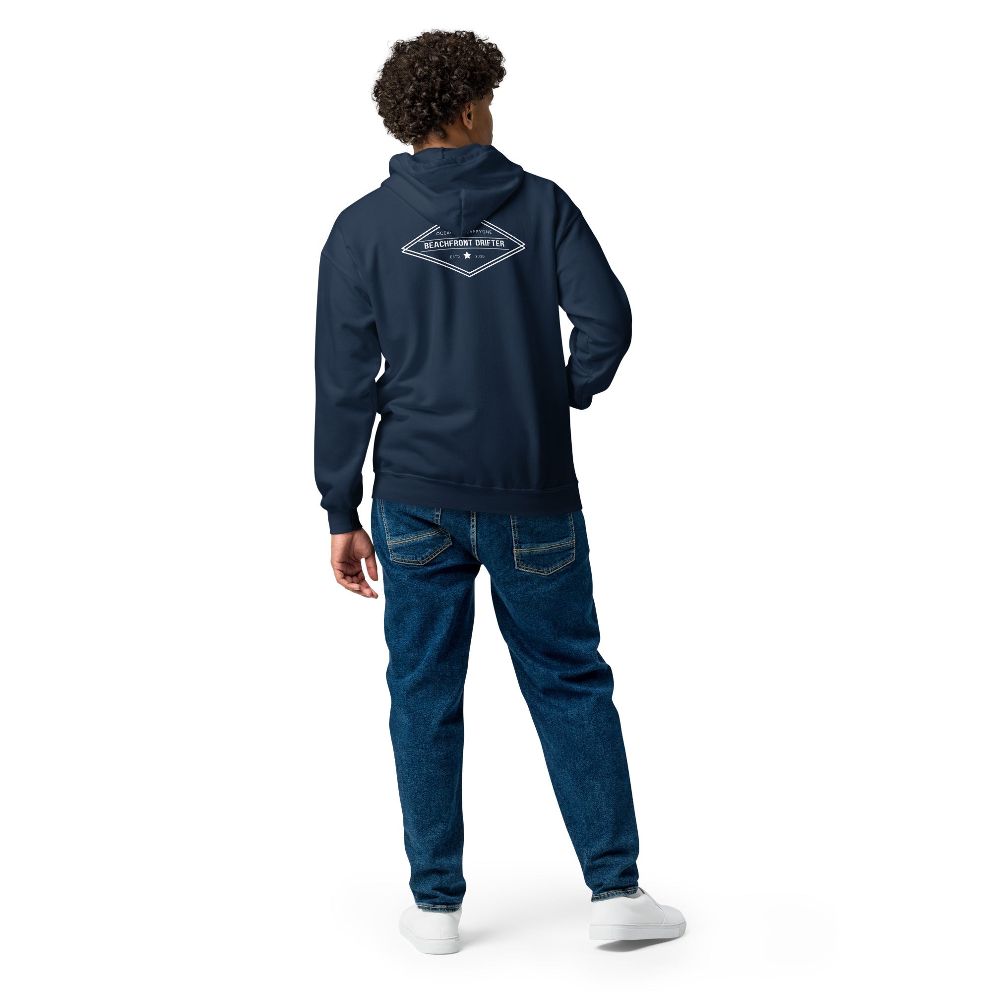 Beachfront Drifter Diamond Zip Hoodie 🌴 - beachfrontdrifter