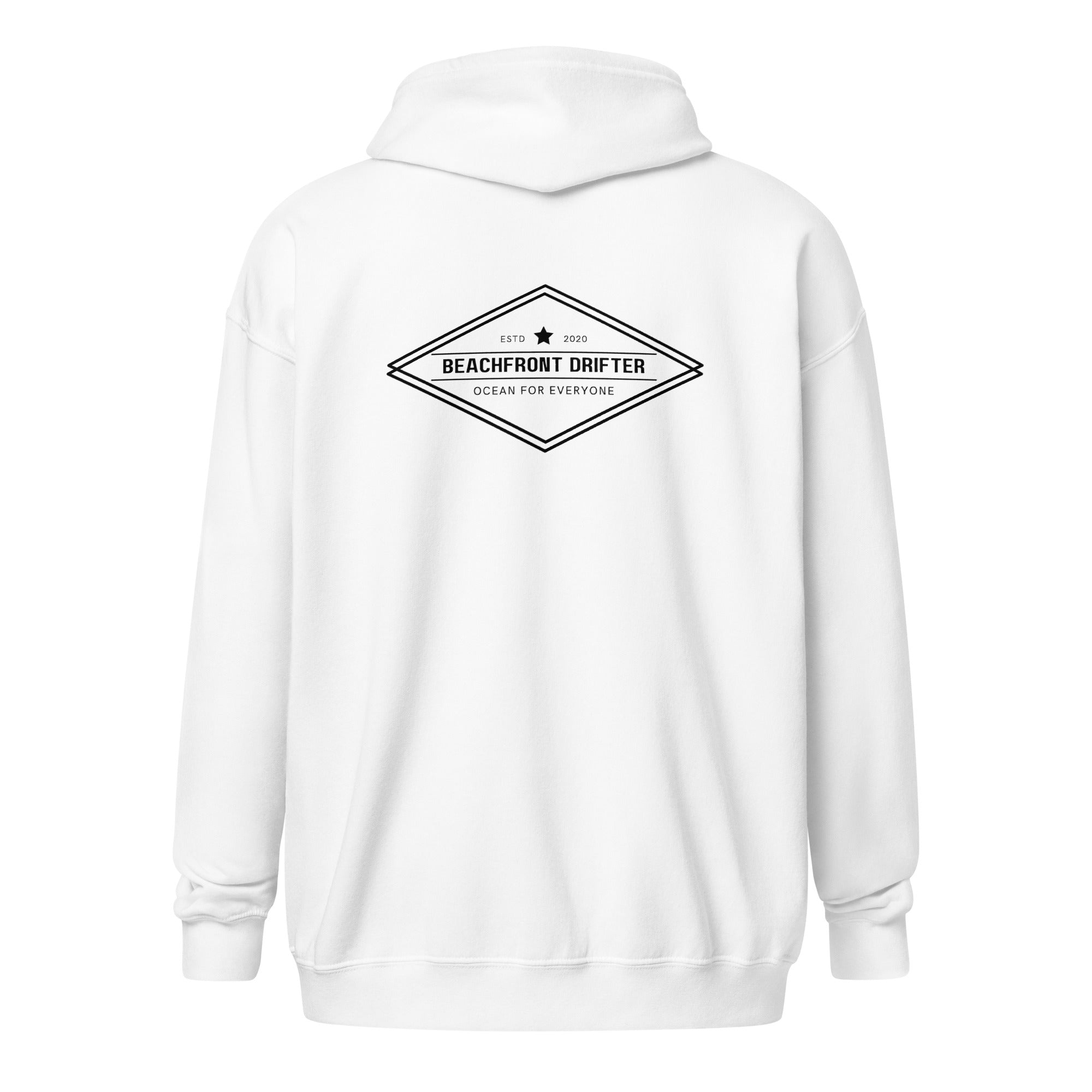 Beachfront Drifter Diamond Zip Hoodie 🌴 - beachfrontdrifter