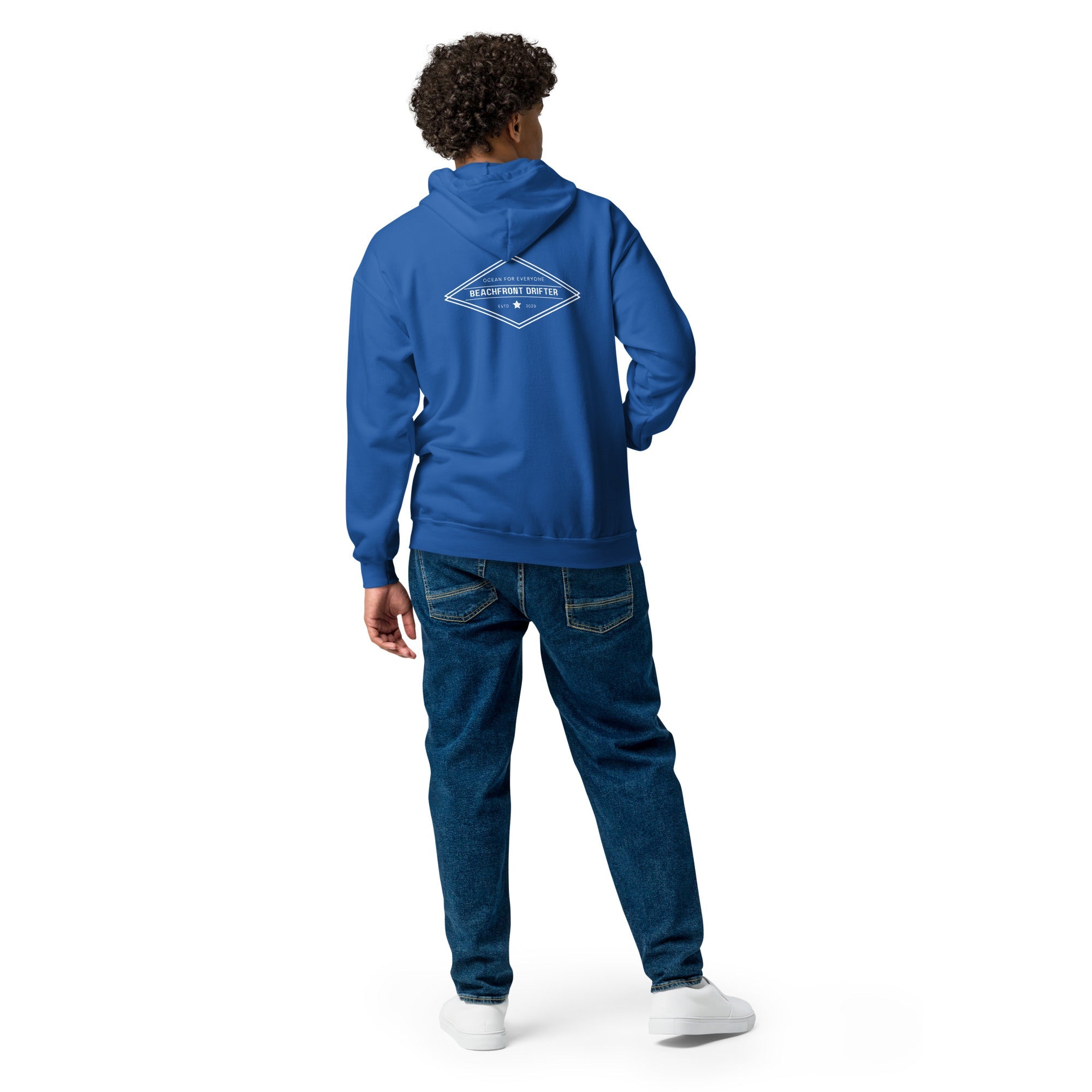 Beachfront Drifter Diamond Zip Hoodie 🌴 - beachfrontdrifter