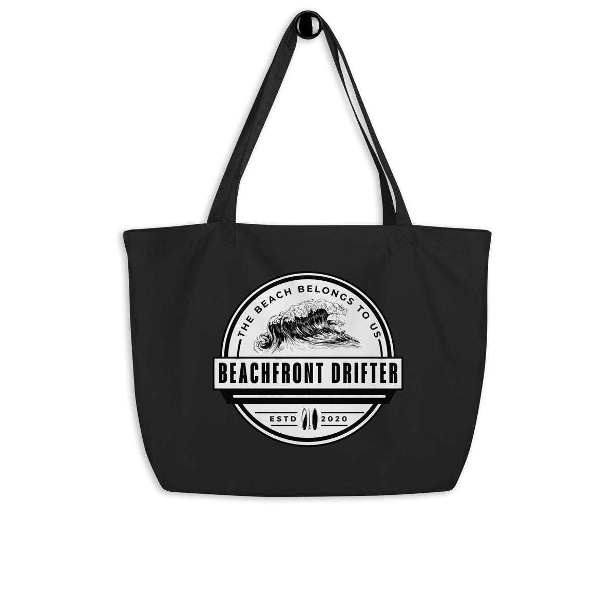 Belongs Large Organic Tote Bag - beachfrontdrifter