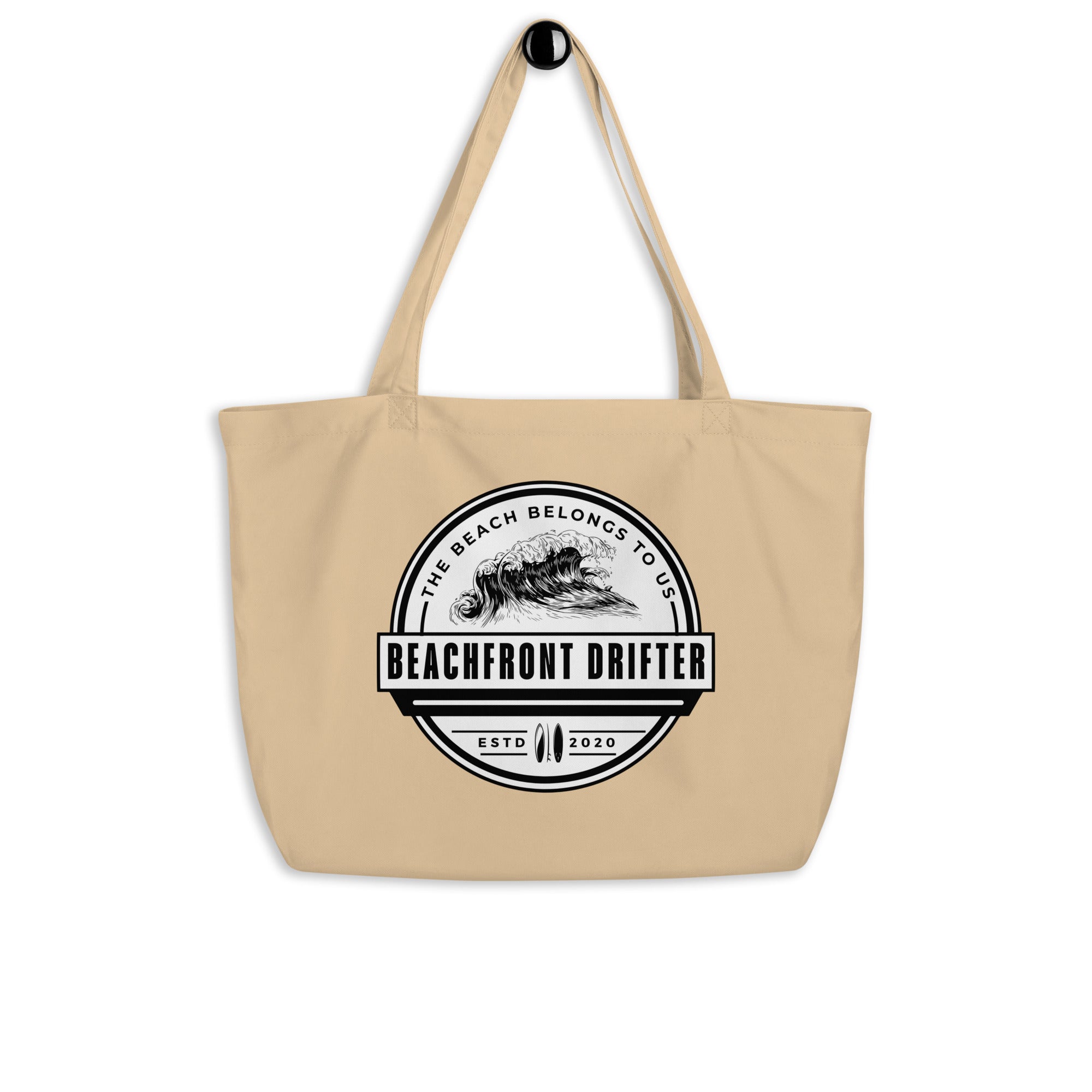 Belongs Large Organic Tote Bag - beachfrontdrifter