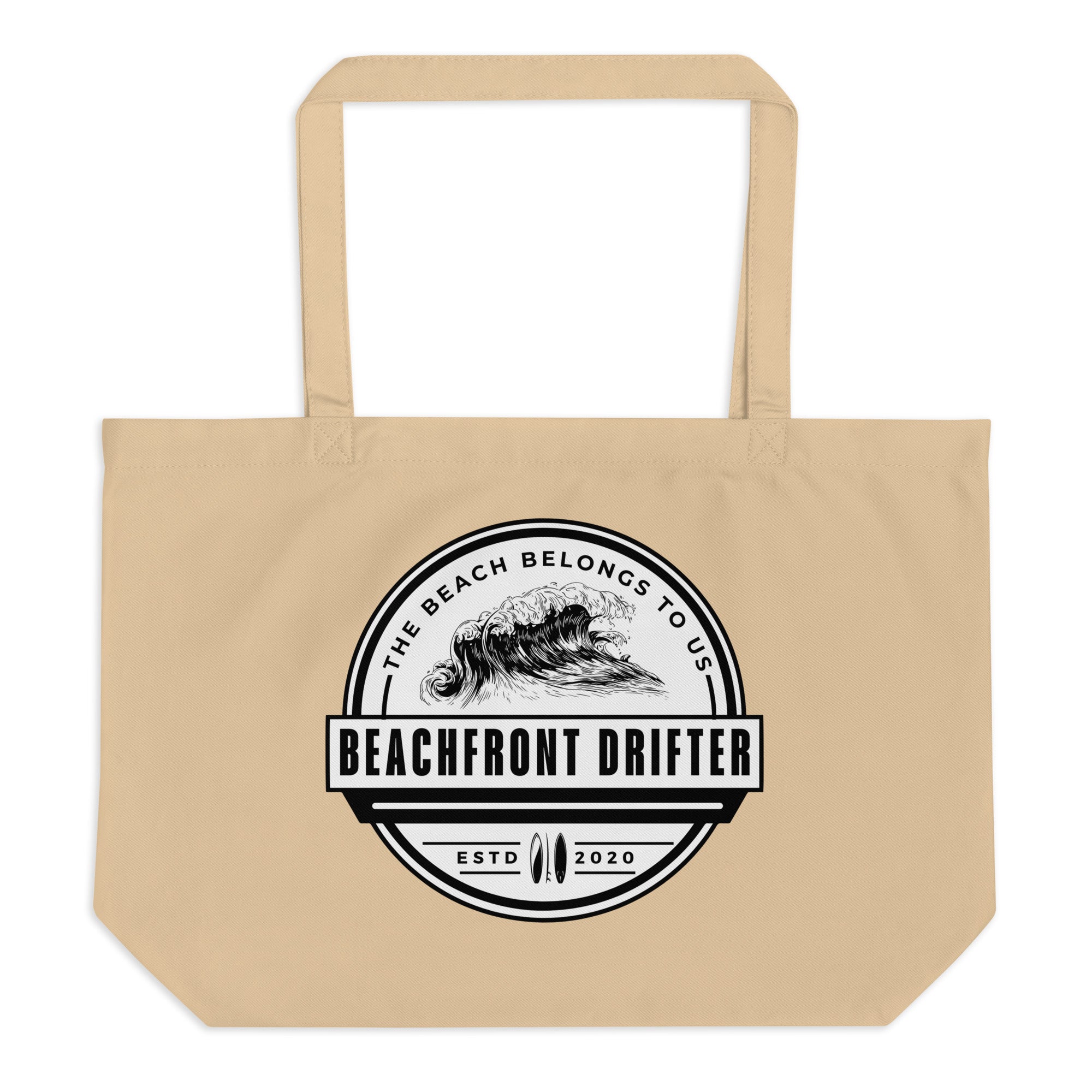 Belongs Large Organic Tote Bag - beachfrontdrifter