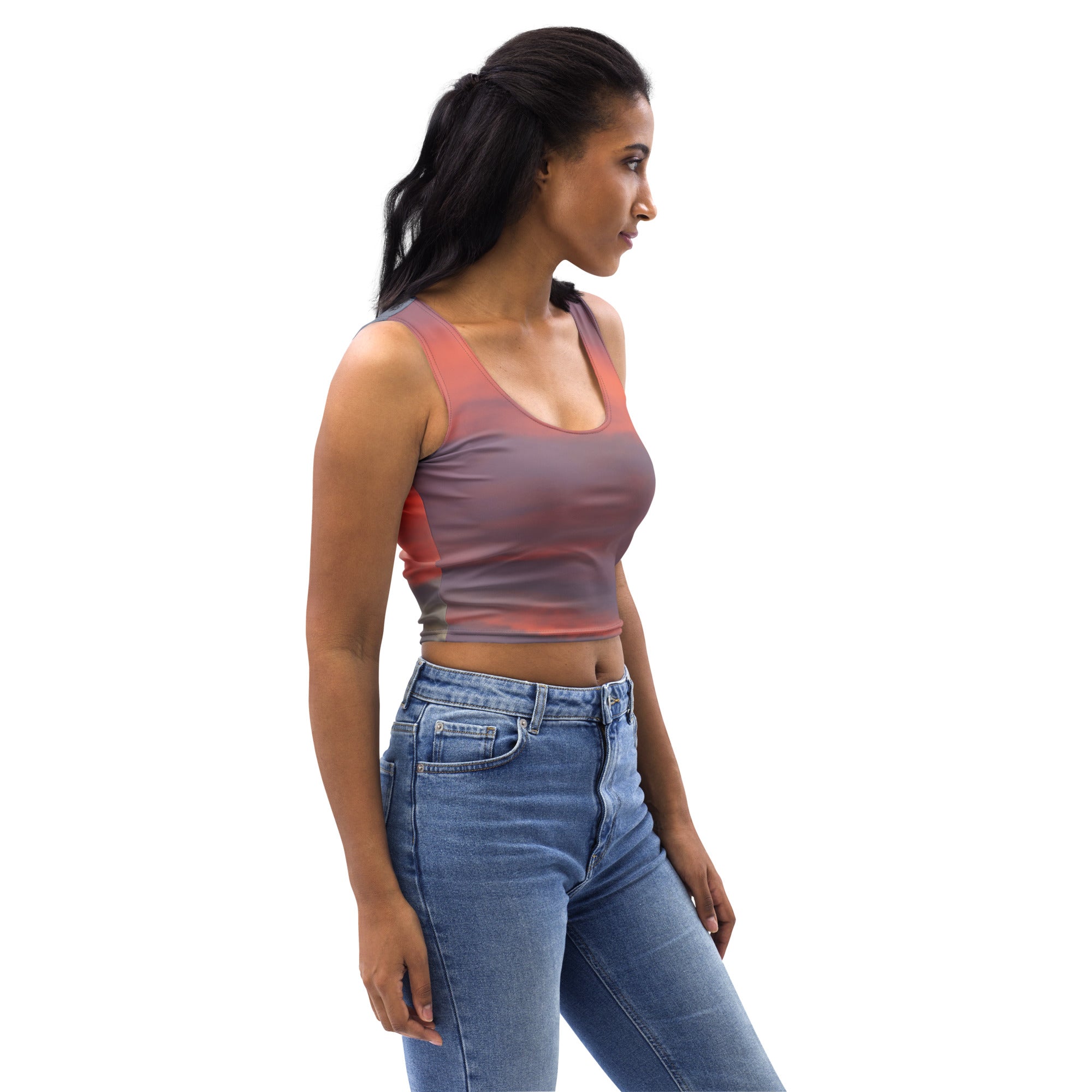 California Sunrise Crop Top - beachfrontdrifter