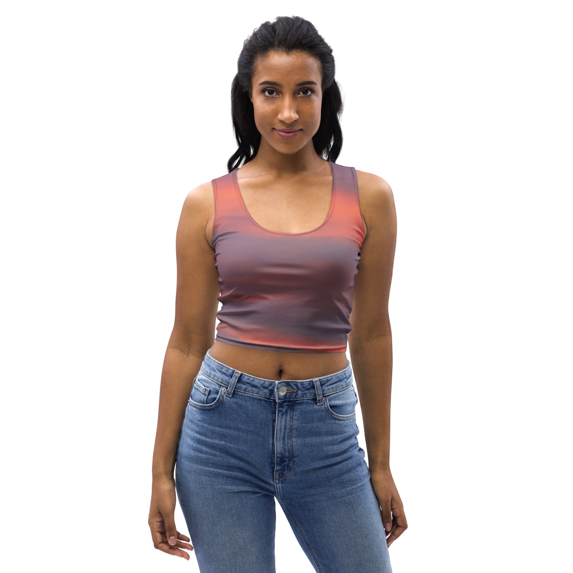 California Sunrise Crop Top - beachfrontdrifter