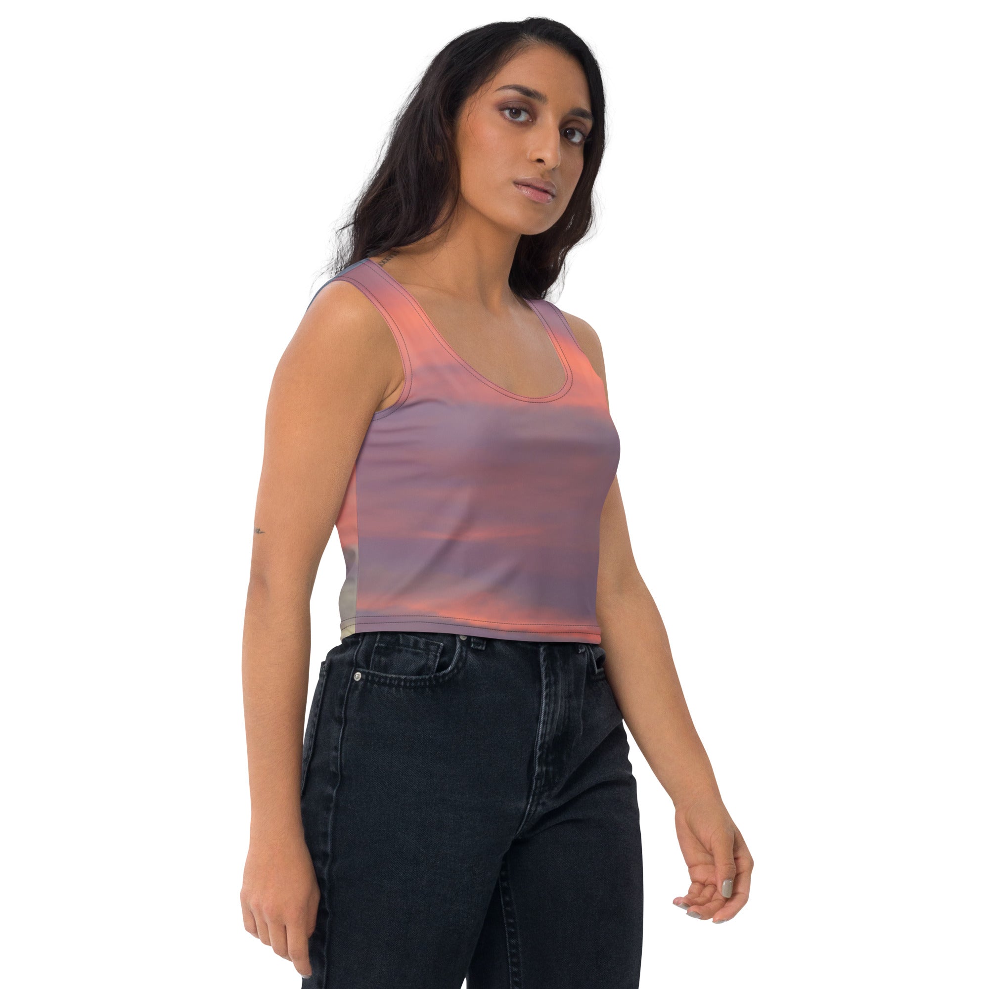 California Sunrise Crop Top - beachfrontdrifter