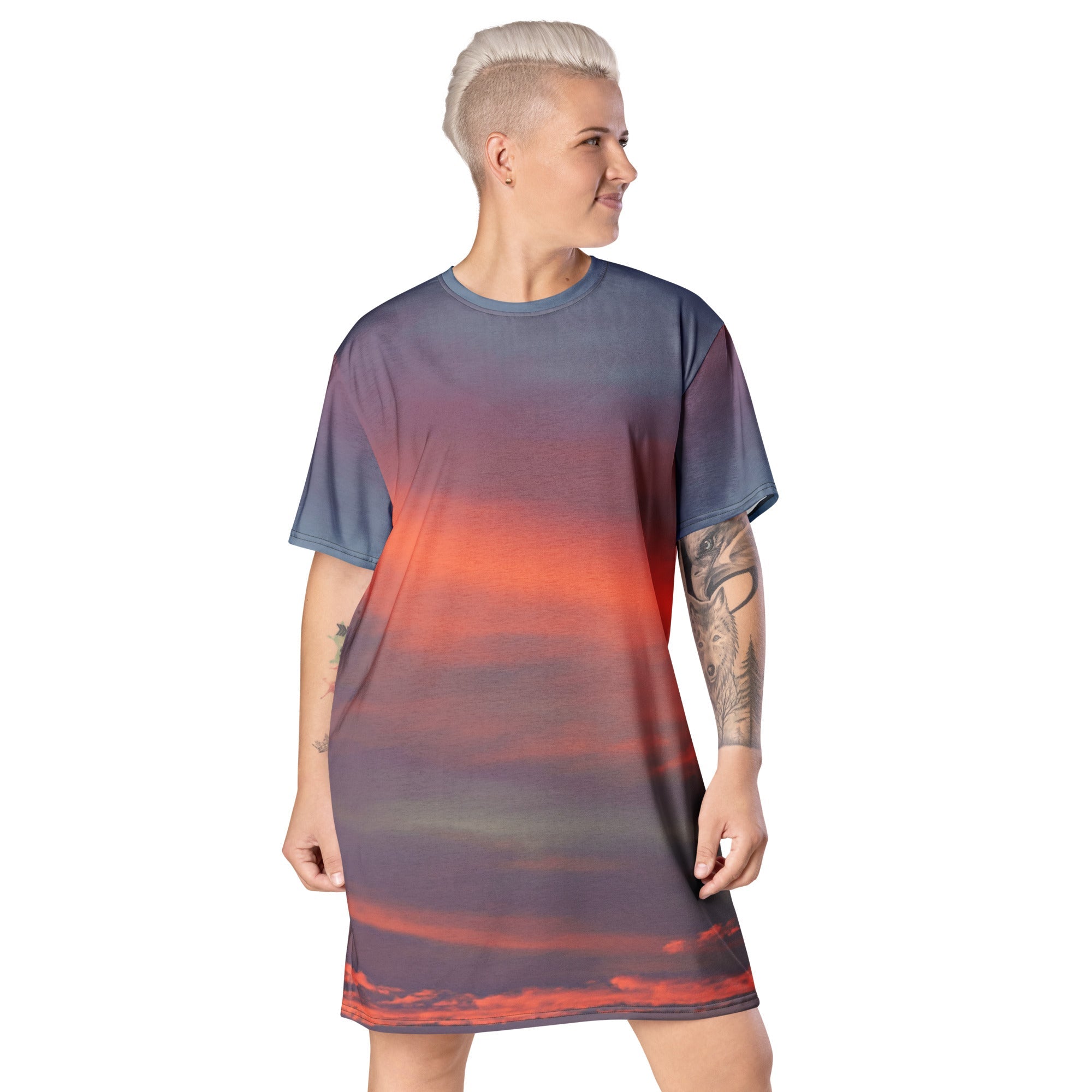 California Sunrise Loungewear Dress 🌴 - beachfrontdrifter