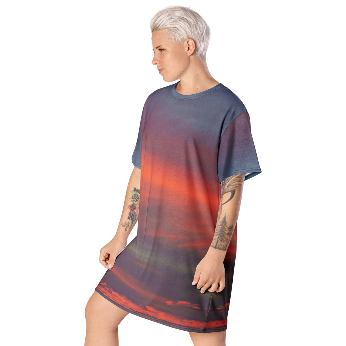 California Sunrise Loungewear Dress 🌴 - beachfrontdrifter