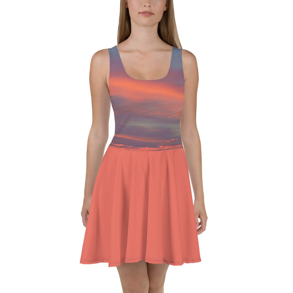 California Sunrise Skater Dress 🌴 - beachfrontdrifter