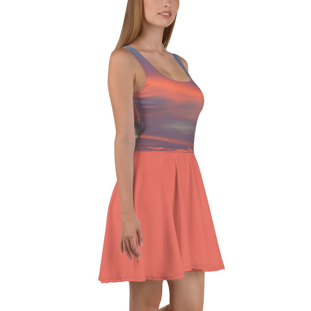 California Sunrise Skater Dress 🌴 - beachfrontdrifter