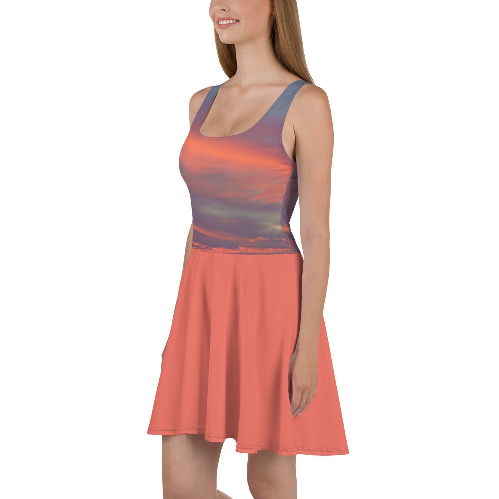 California Sunrise Skater Dress 🌴 - beachfrontdrifter