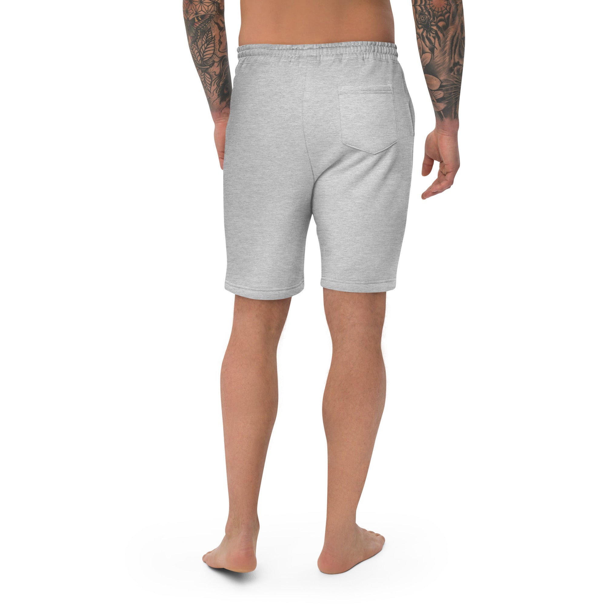 Crossed Logo Fleece Shorts - beachfrontdrifter