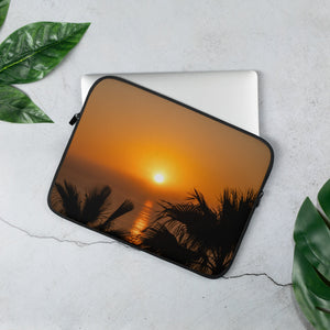 Dana Point Sunset Laptop Sleeve - beachfrontdrifter