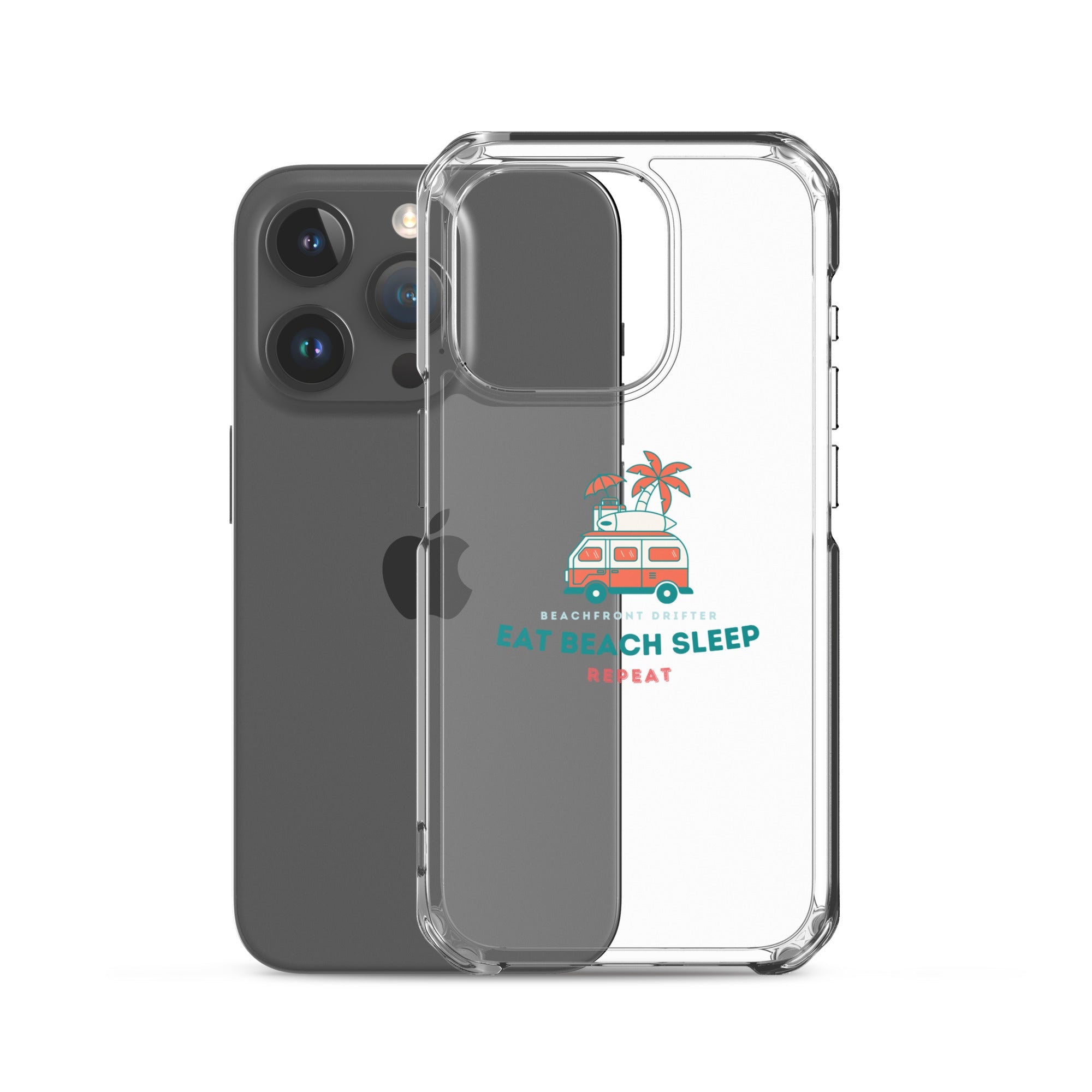 Eat Beach Sleep Clear Case for iPhone® - beachfrontdrifter