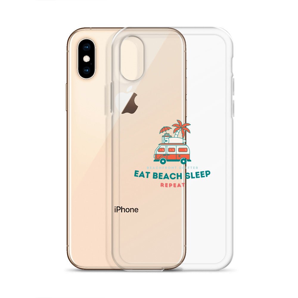 Eat Beach Sleep Clear Case for iPhone® - beachfrontdrifter