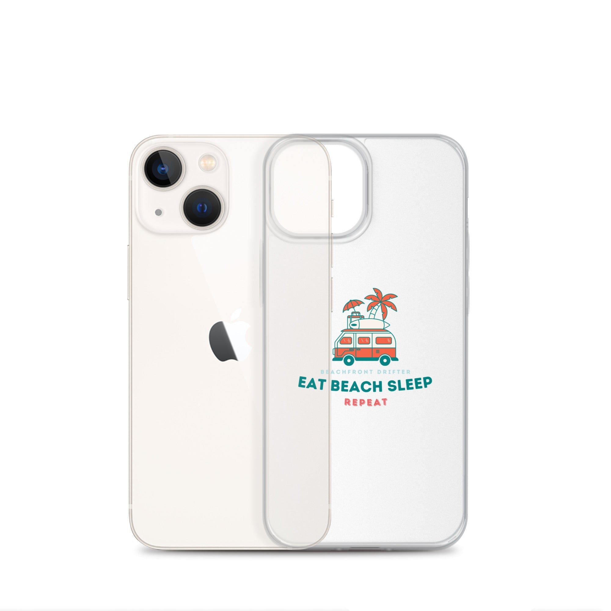 Eat Beach Sleep Clear Case for iPhone® - beachfrontdrifter