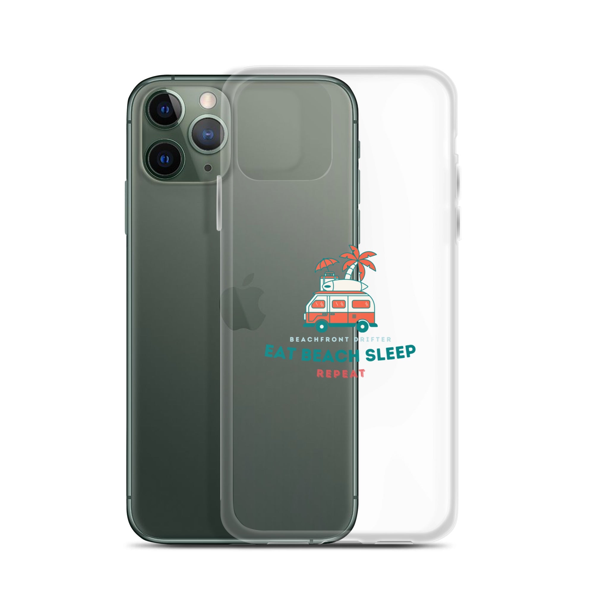 Eat Beach Sleep Clear Case for iPhone® - beachfrontdrifter