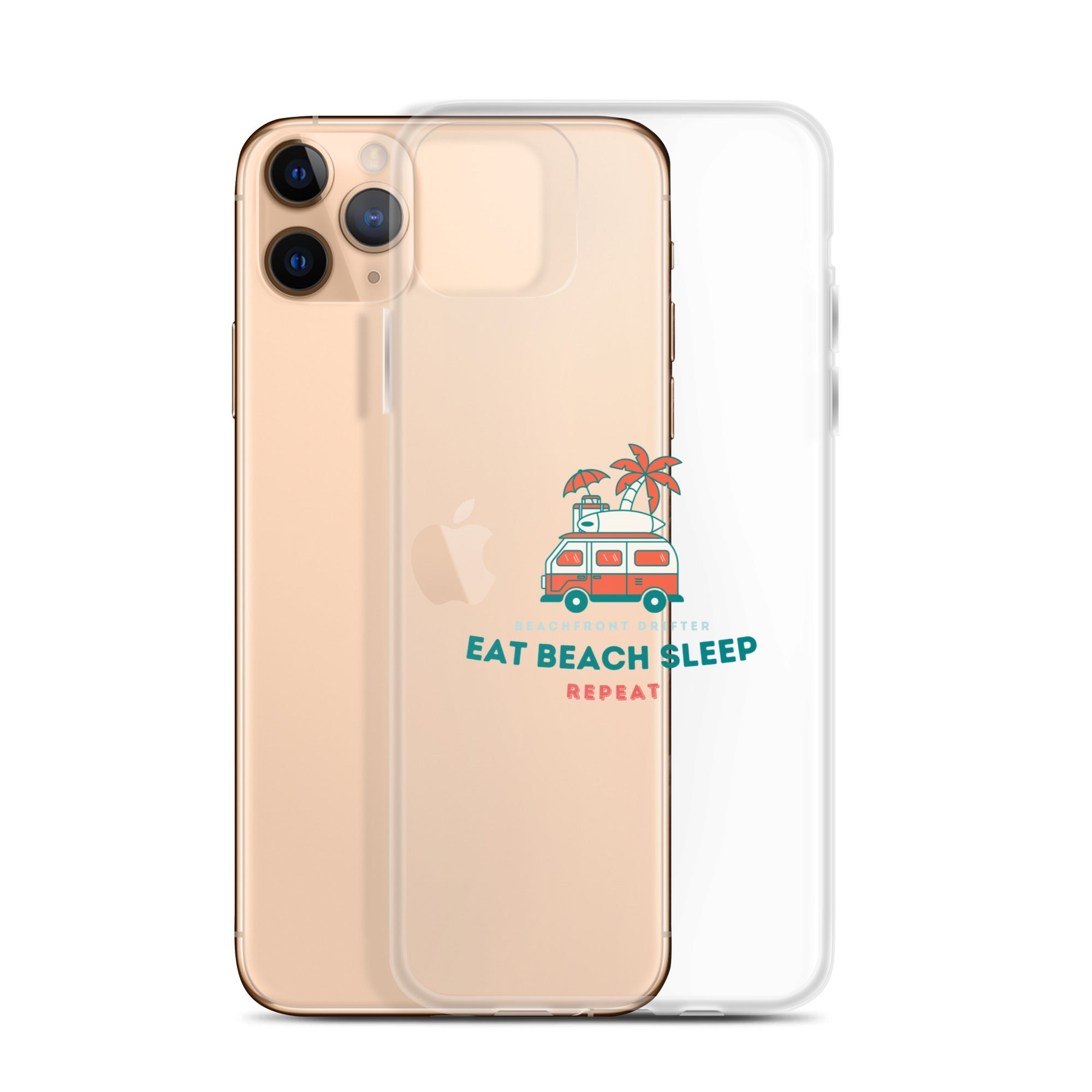 Eat Beach Sleep Clear Case for iPhone® - beachfrontdrifter