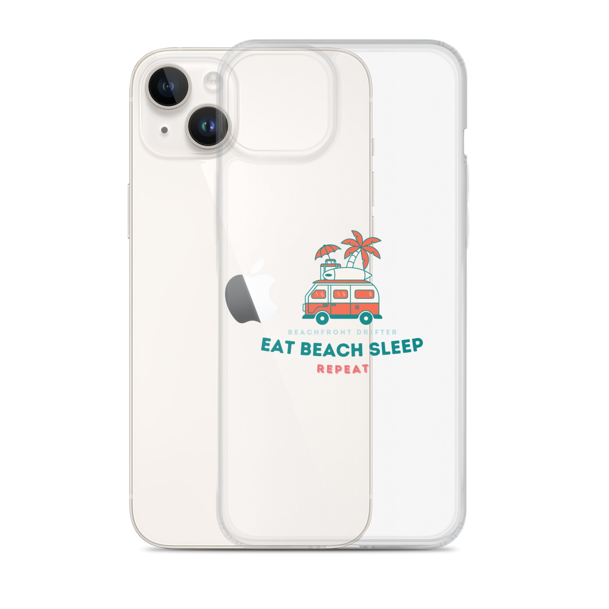 Eat Beach Sleep Clear Case for iPhone® - beachfrontdrifter