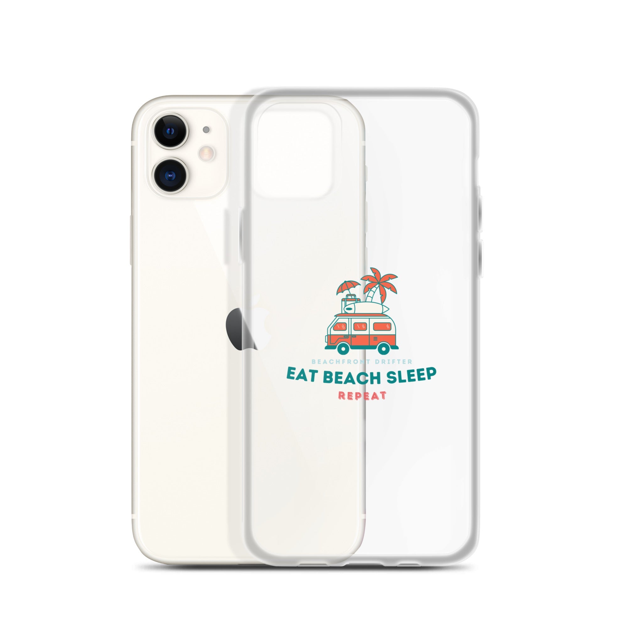 Eat Beach Sleep Clear Case for iPhone® - beachfrontdrifter