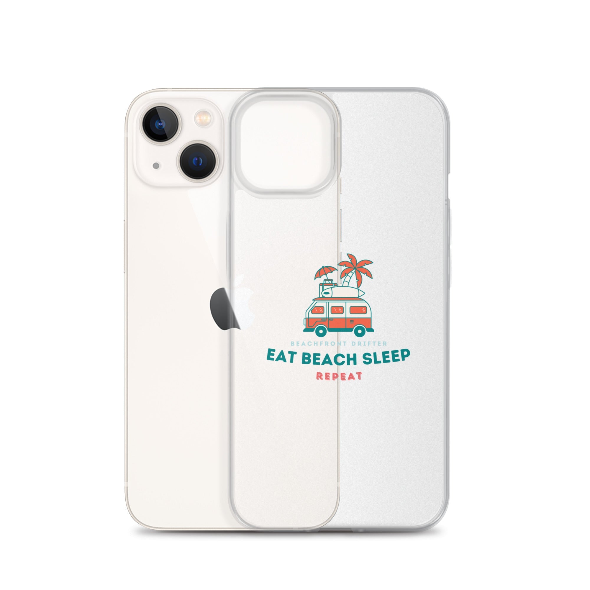 Eat Beach Sleep Clear Case for iPhone® - beachfrontdrifter