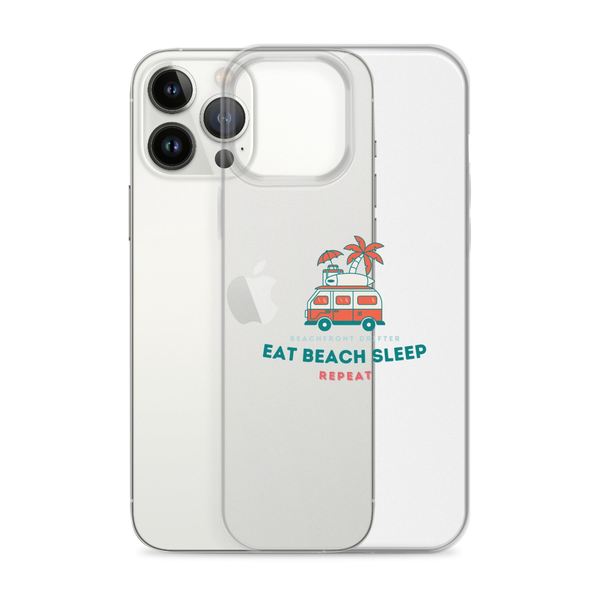 Eat Beach Sleep Clear Case for iPhone® - beachfrontdrifter