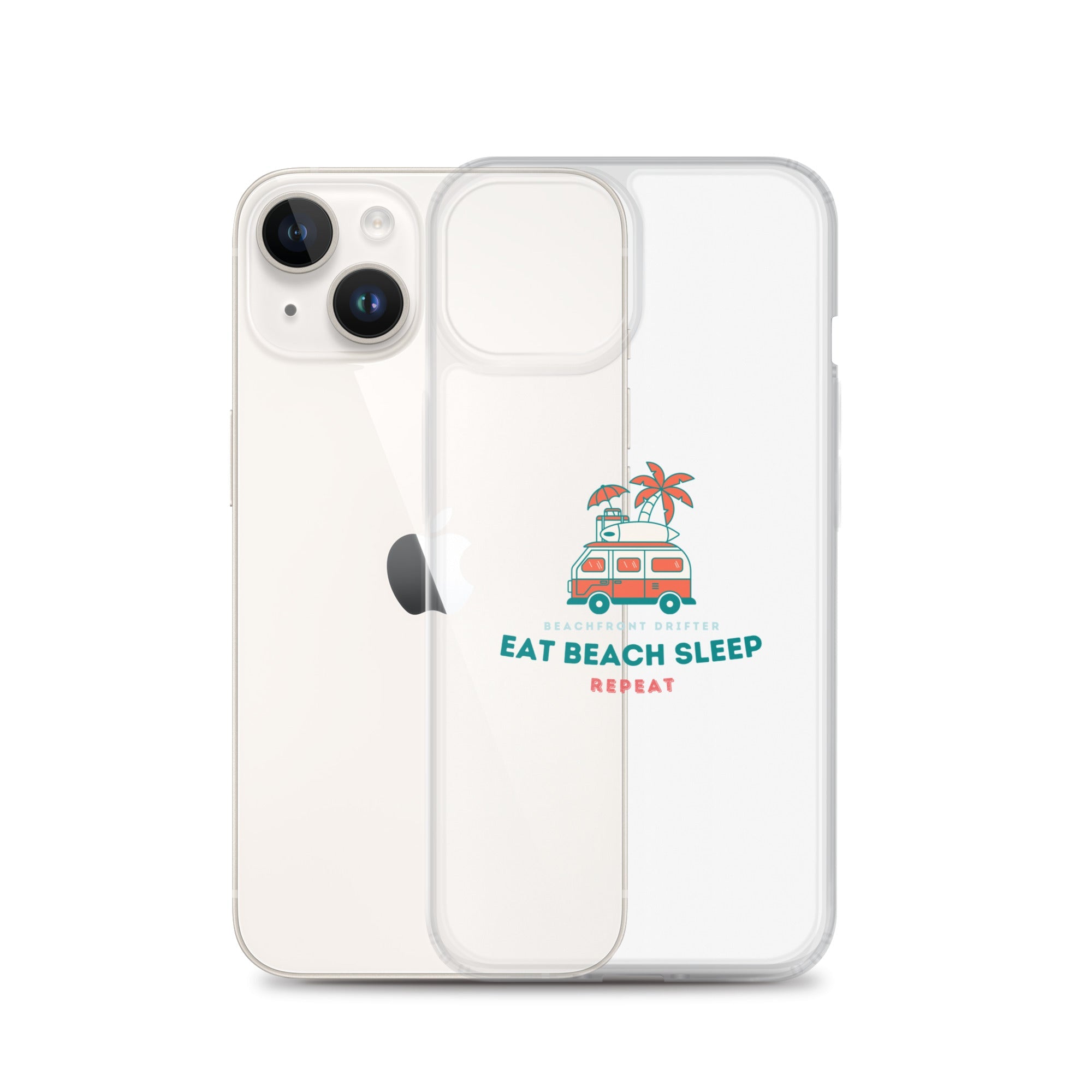 Eat Beach Sleep Clear Case for iPhone® - beachfrontdrifter