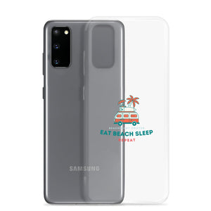 Eat Beach Sleep Clear Case for Samsung® - beachfrontdrifter