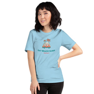 Eat Beach Sleep T-shirt 🌴 - beachfrontdrifter