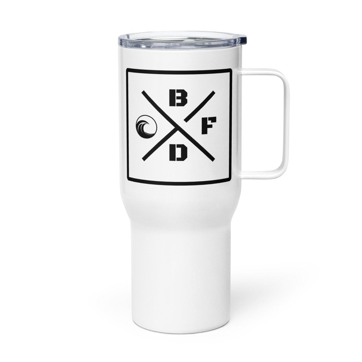 Initials Squared Travel Mug - beachfrontdrifter