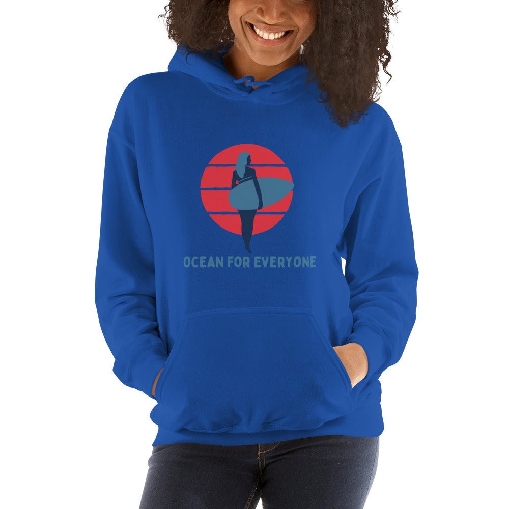 Ocean for Everyone Surfer Hoodie🌴 - beachfrontdrifter