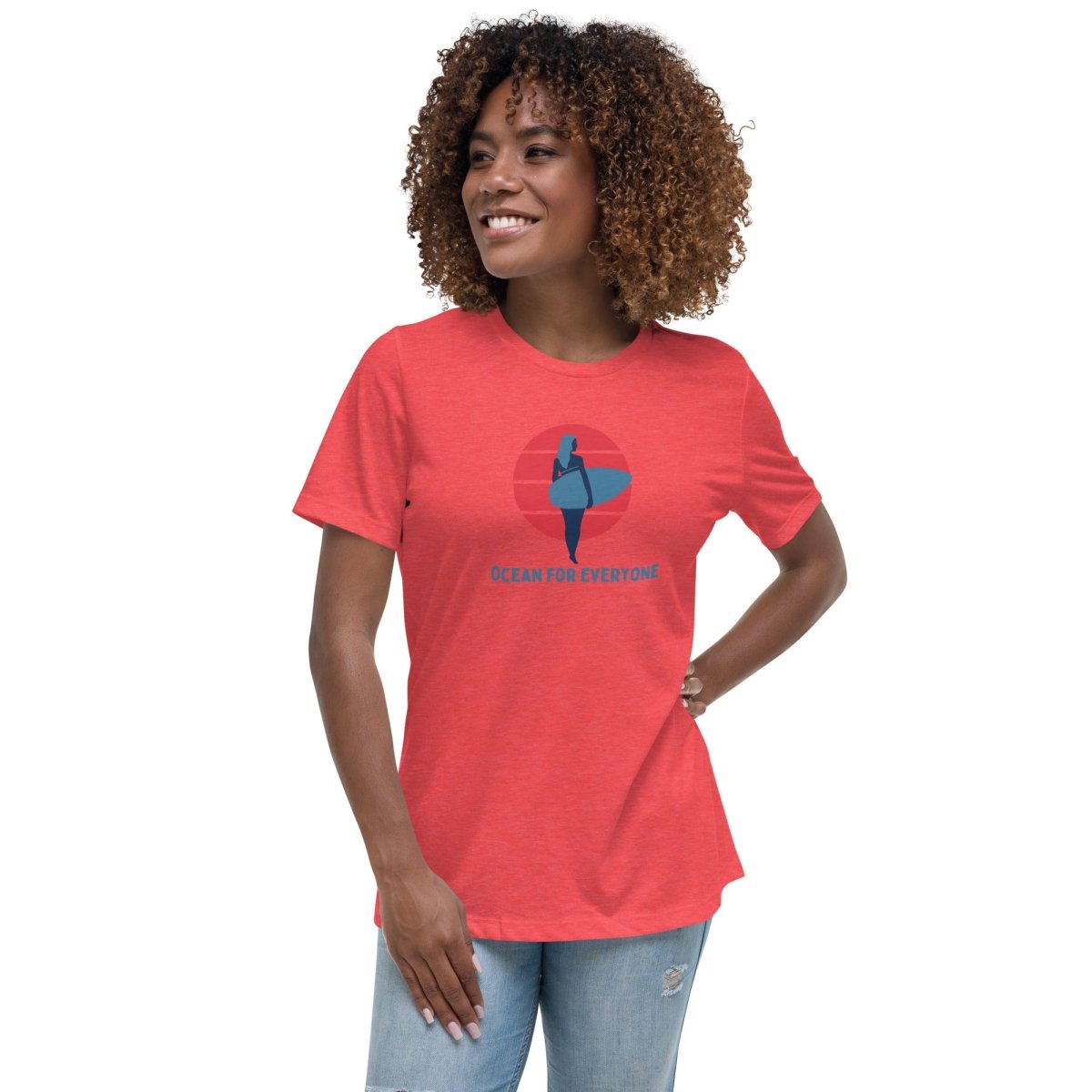 Ocean For Everyone Women's Relaxed T-Shirt 🌴 - beachfrontdrifter