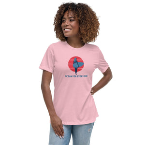 Ocean For Everyone Women's Relaxed T-Shirt 🌴 - beachfrontdrifter